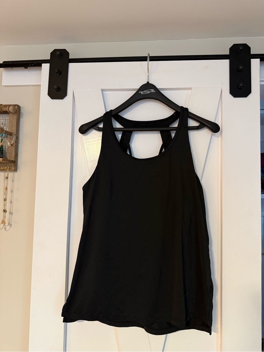 Toad&Co Black Double-Strap Racerback Tank